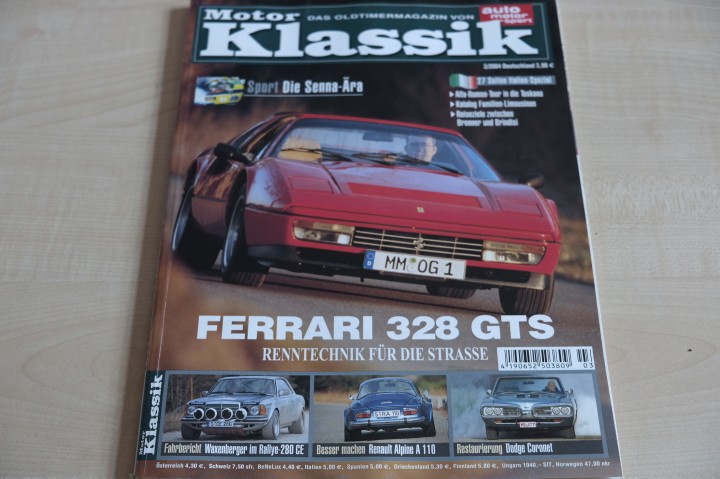 Deckblatt Motor Klassik (03/2004)
